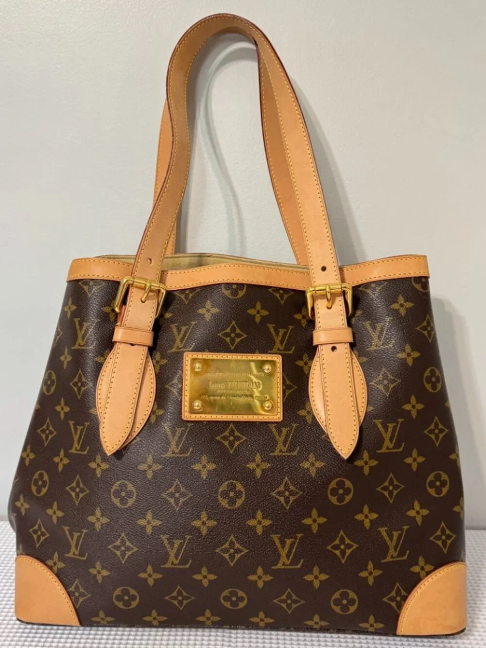 LOUIS VUITTON Authentic Monogram Hampstead GM